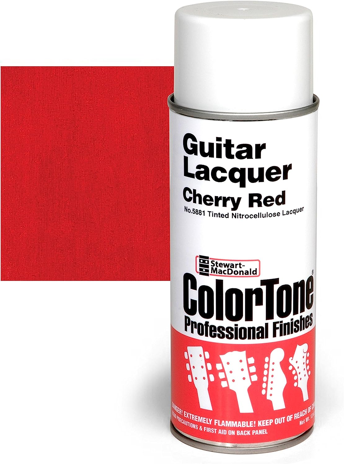 ColorTone Tinted Aerosol Guitar Lacquer, Cherry Red