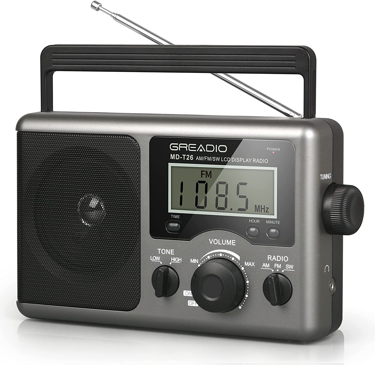 Greadio Portable Shortwave Radio,AM FM Transistor [...]