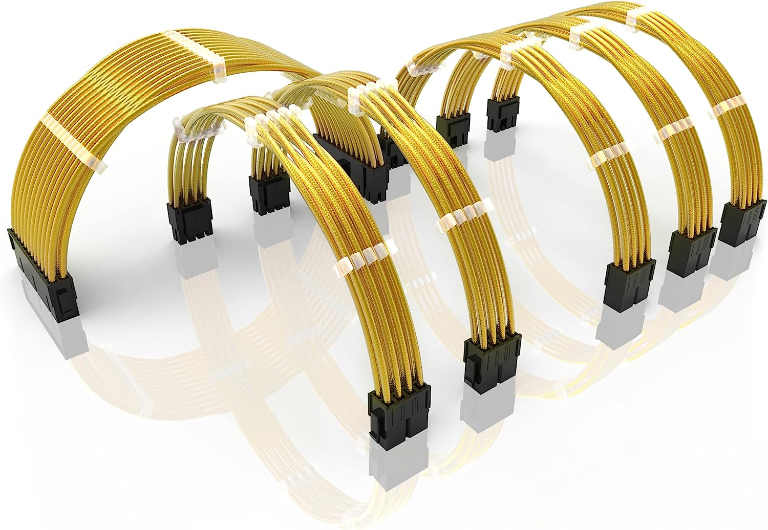LINKUP - 50cm PSU PC Power Extension Cable Metallic [...]
