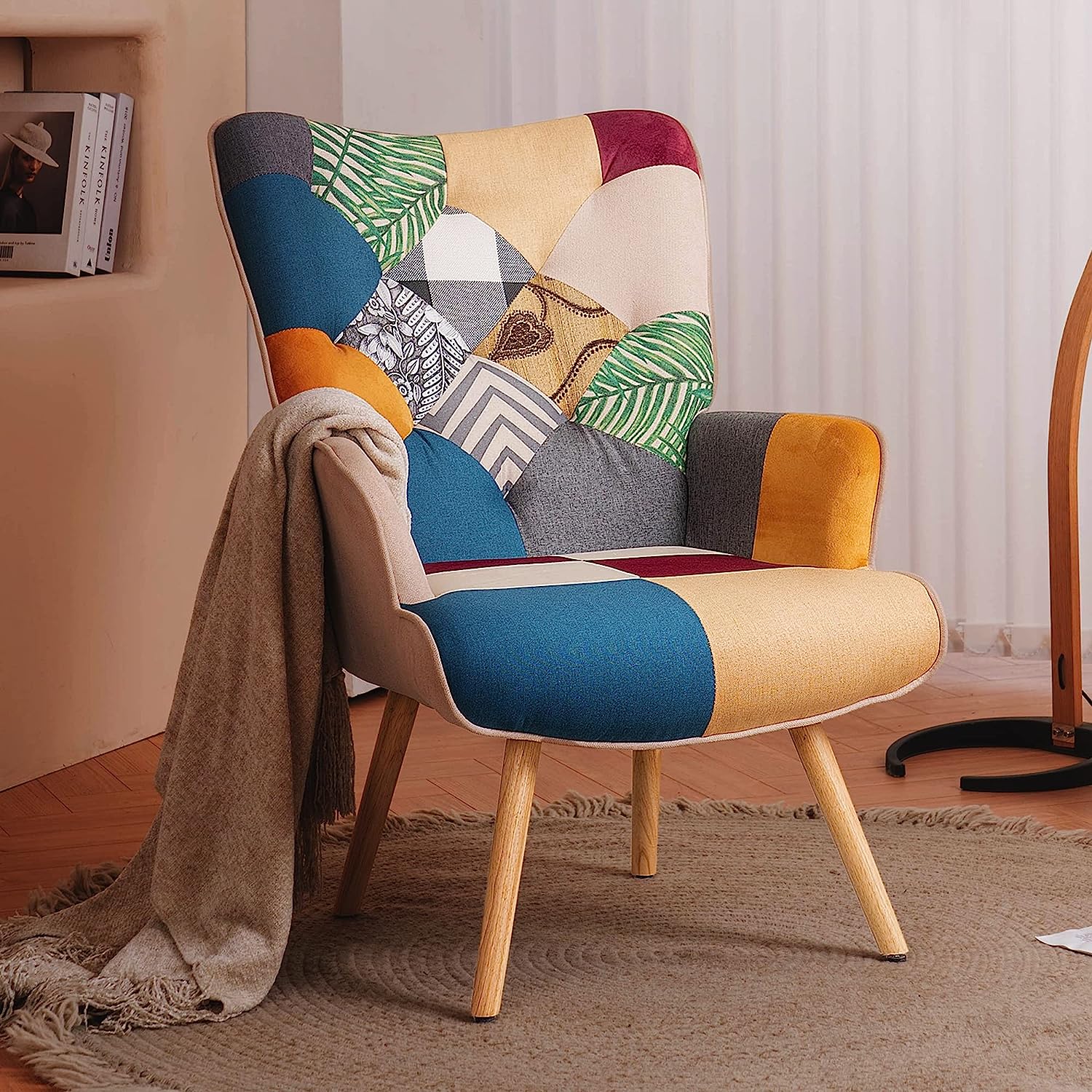 Joysoul Living Room Accent Chair Modern High Back Arm [...]