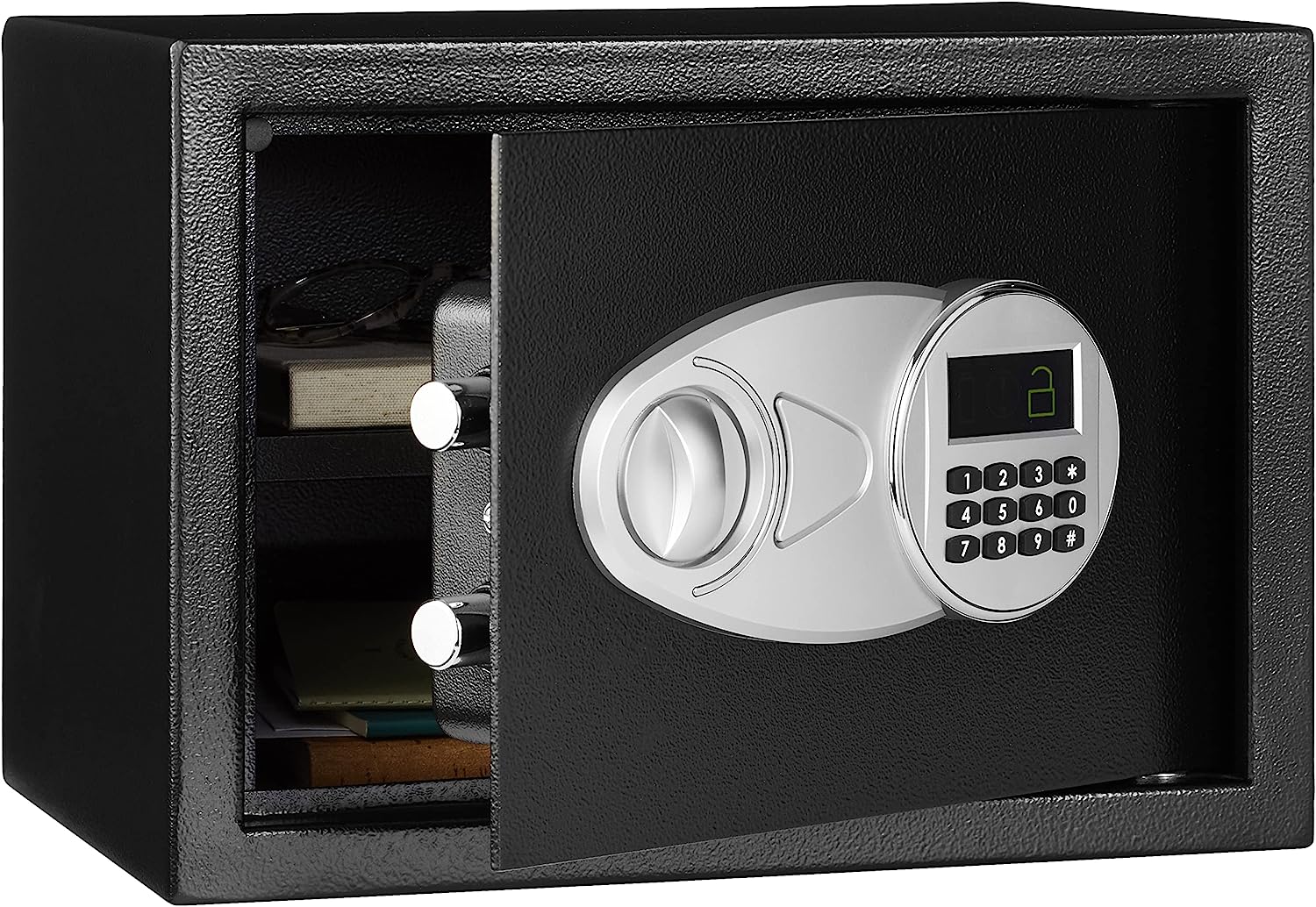 Amazon Basics Steel Security Safe and Lock Box with [...]