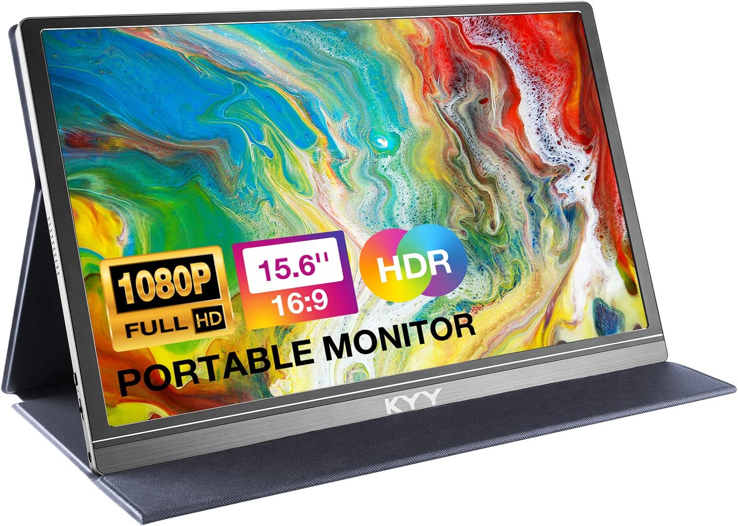 KYY Portable Monitor 15.6inch 1080P FHD USB-C Laptop [...]