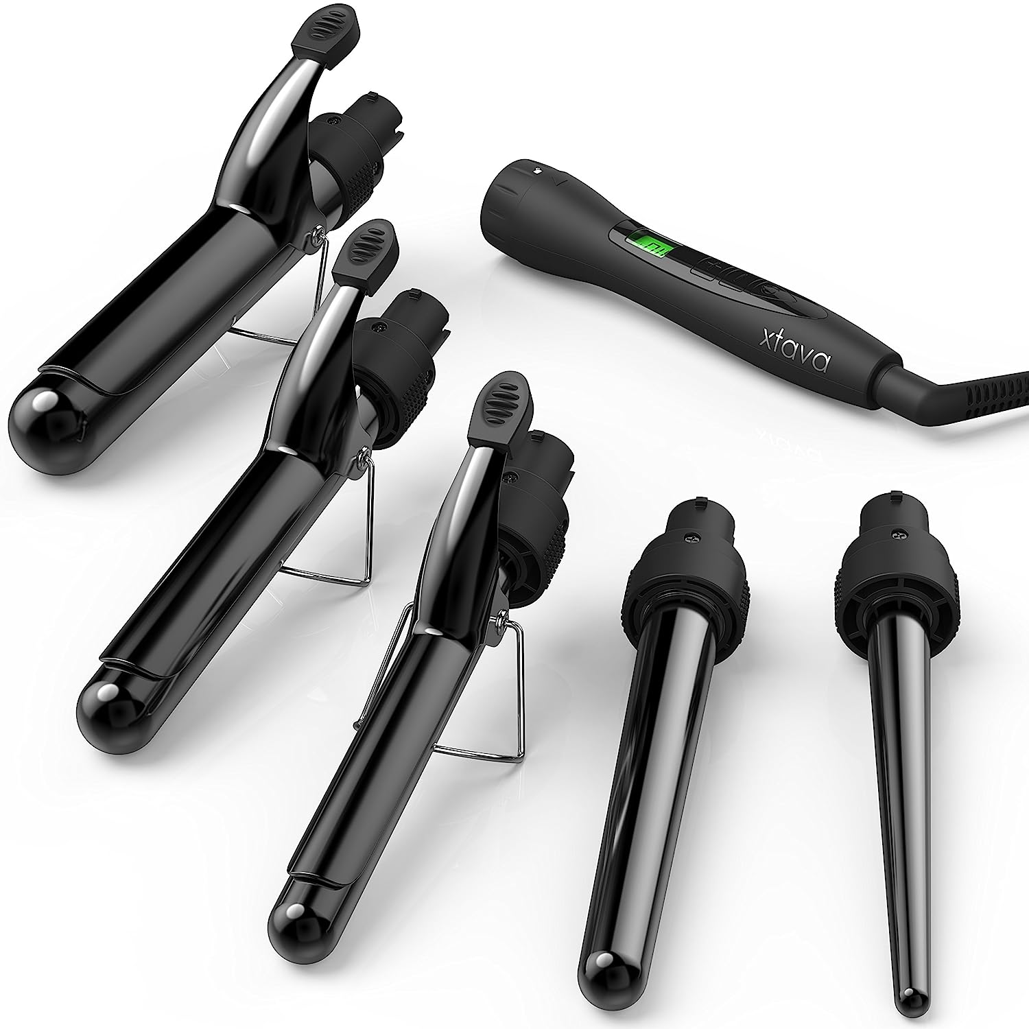 5-in-1 Professional Curling Iron and Wand Set - 0.3 to [...]