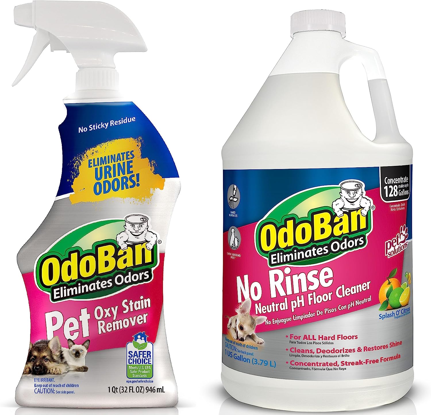 OdoBan Pet Solutions Oxy Stain Remover, 32 Ounce [...]