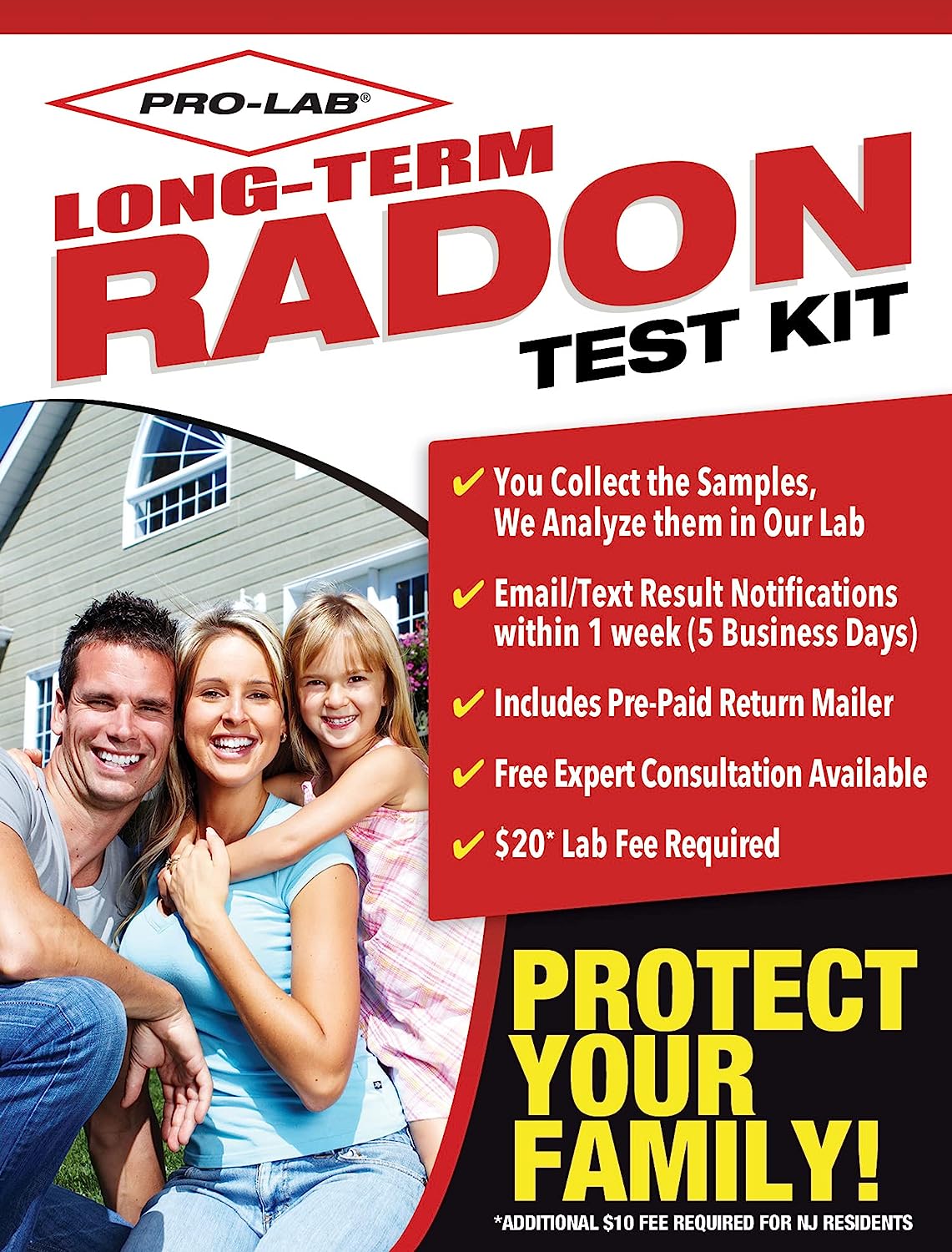 PRO-LAB Long Term Radon Test Kit - The PRO-LAB Long [...]