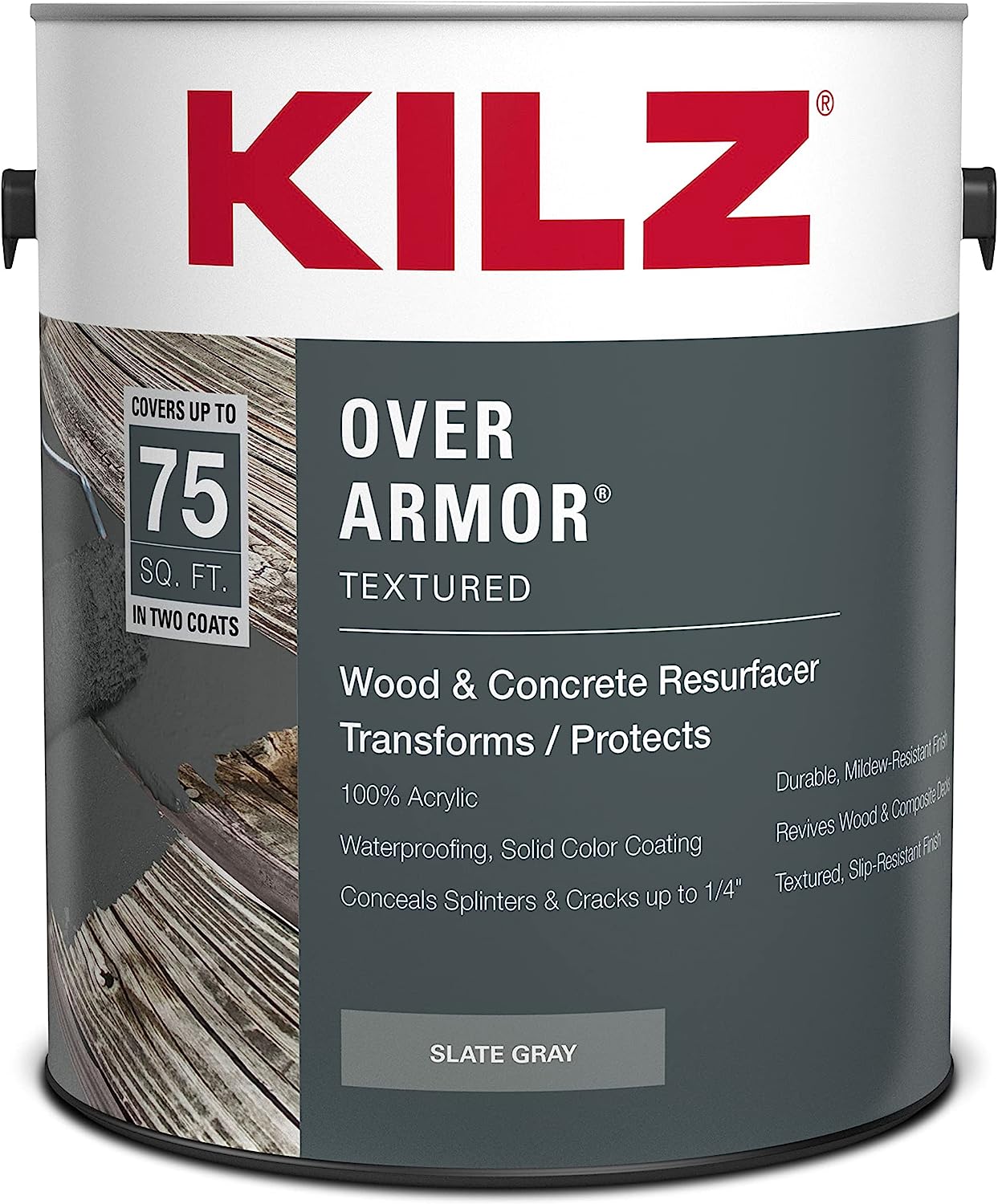 KILZ Over Armor Wood & Concrete Resurfacer, Exterior, [...]
