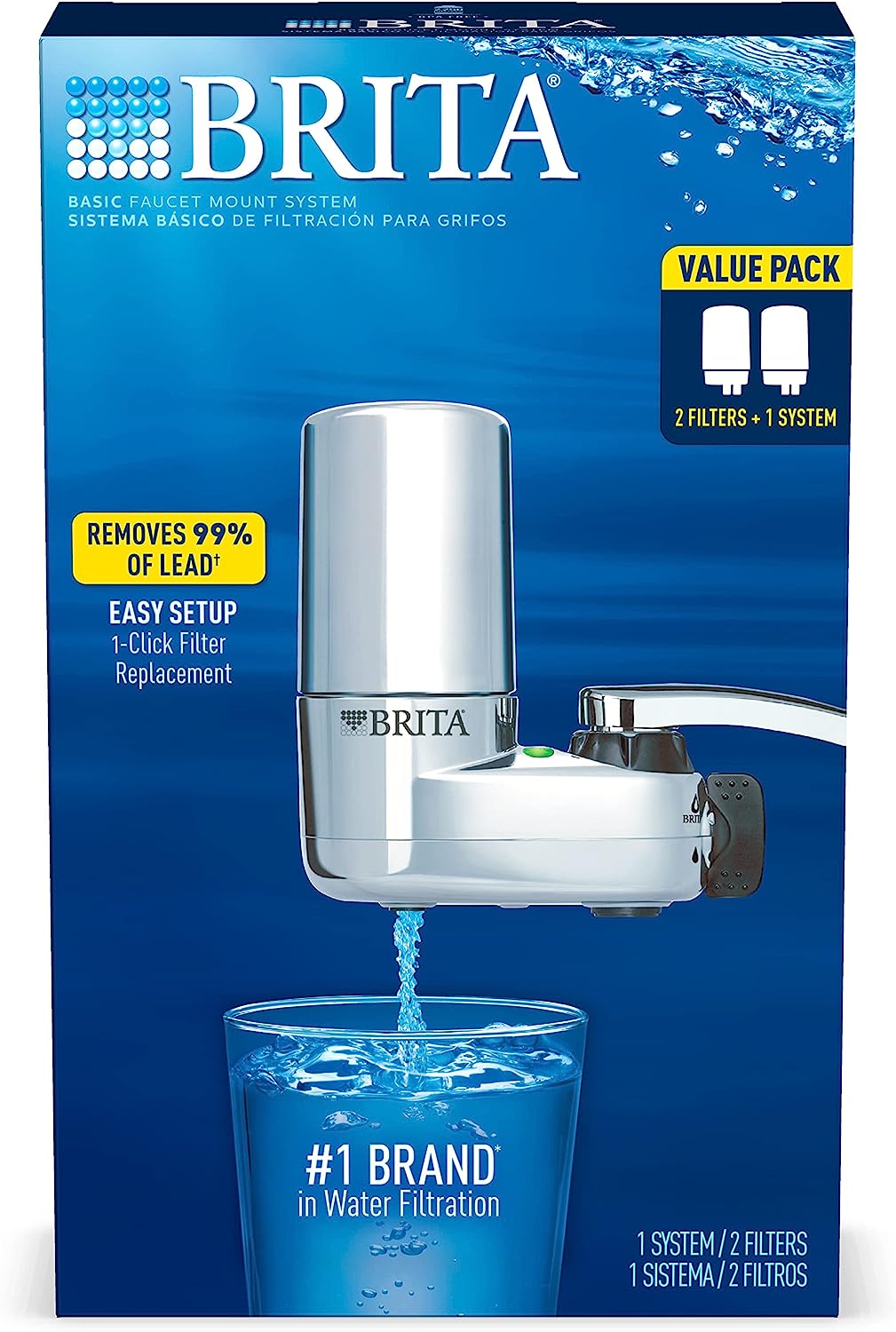 Brita Water Filter for Sink, Faucet Mount Water [...]