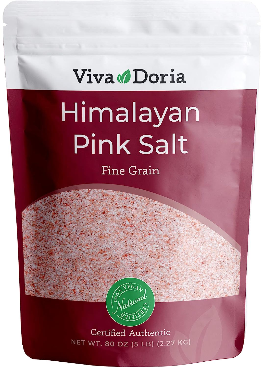 Viva Doria Himalayan Pink Salt, Fine Grain, Certified [...]