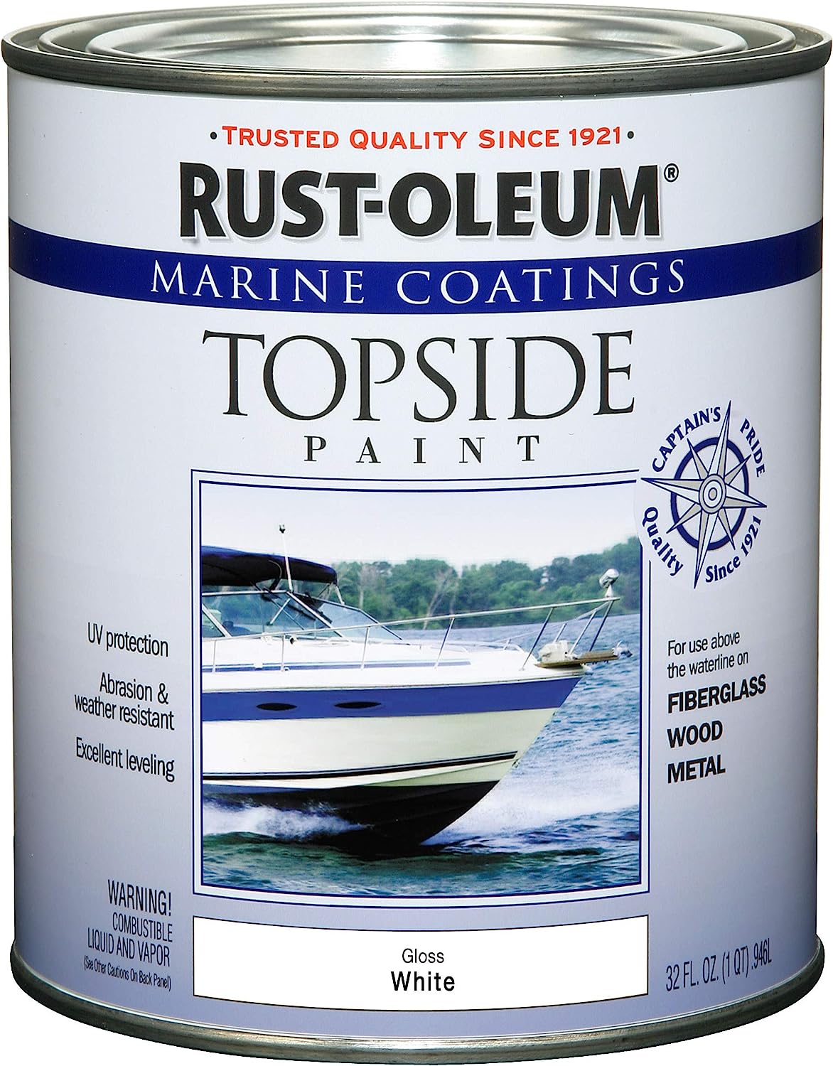 Rust-Oleum 206999 Marine Topside Enamel Paint, Gloss [...]