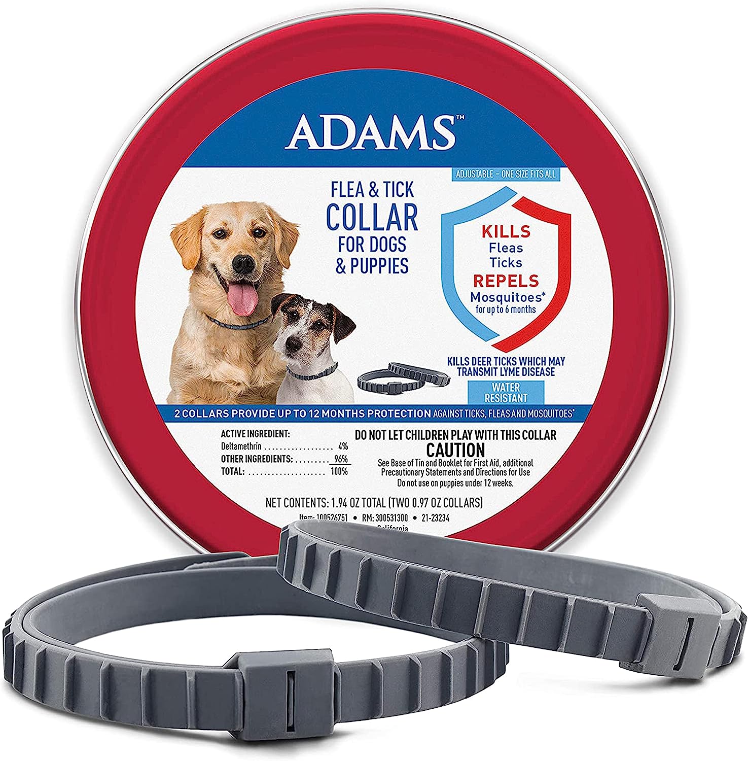 Adams Flea & Tick Collar for Dogs & Puppies |2 Pack [...]