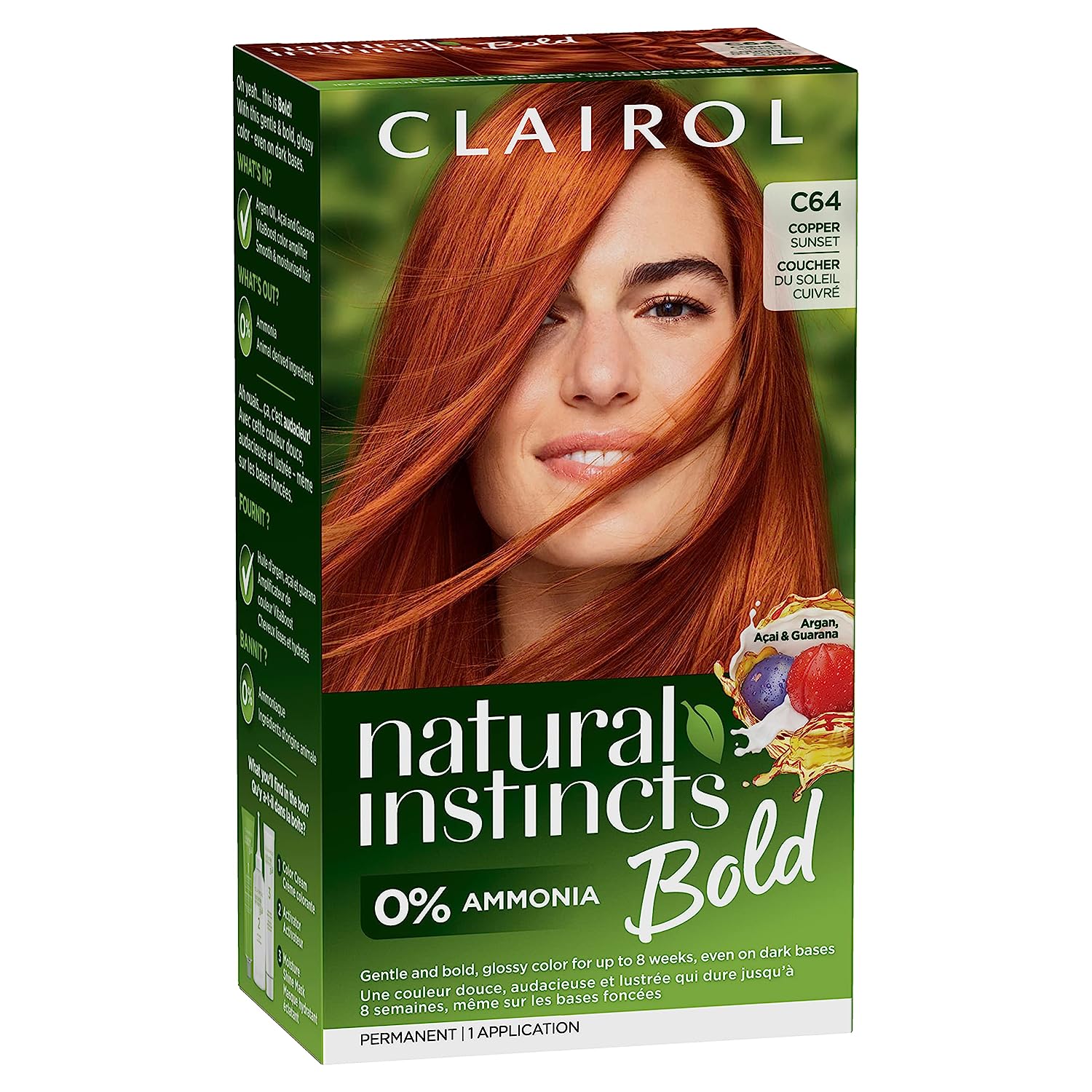 Clairol Natural Instincts Bold Permanent Hair Dye, C64 [...]
