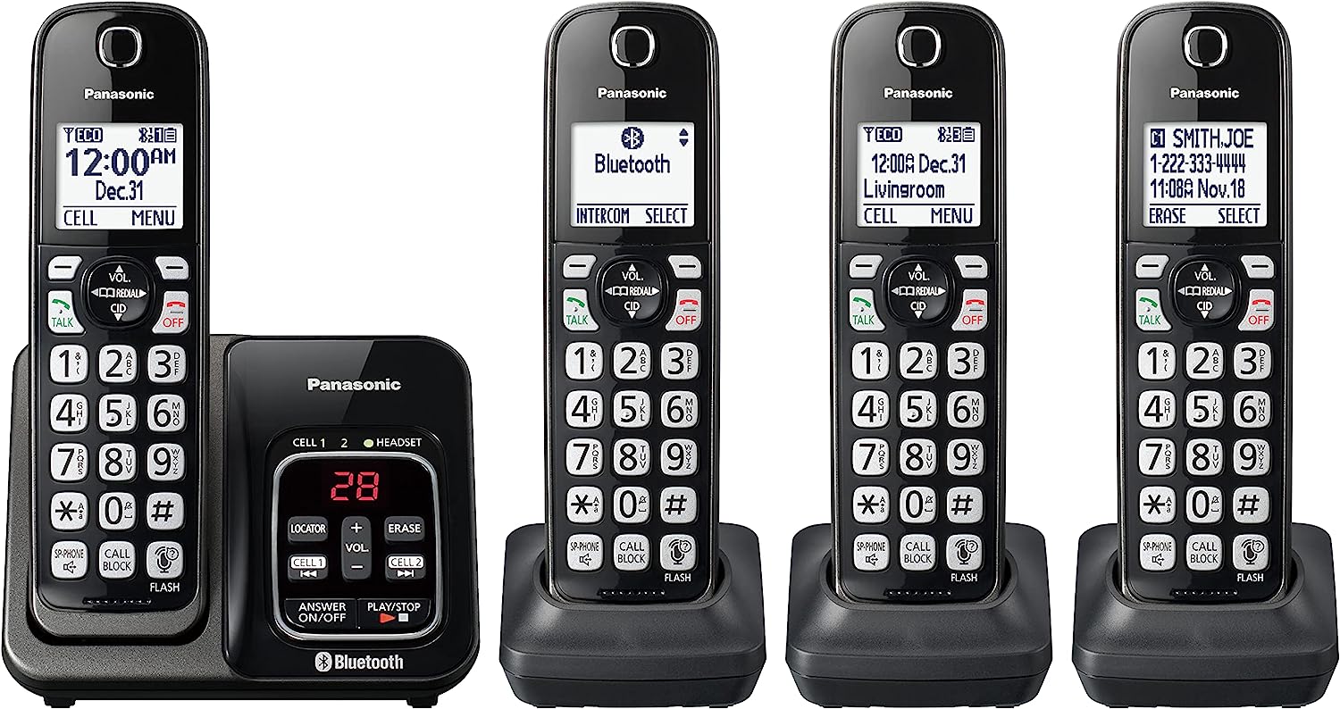 Panasonic Expandable Cordless Phone System with [...]