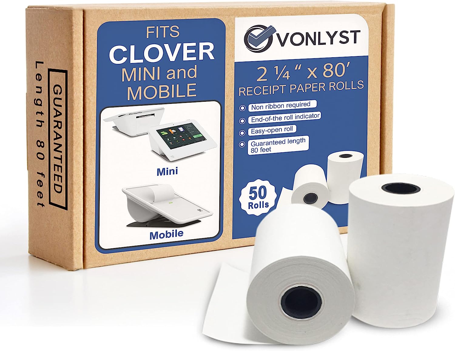 Vonlyst Receipt Paper for Clover Mini and Clover [...]