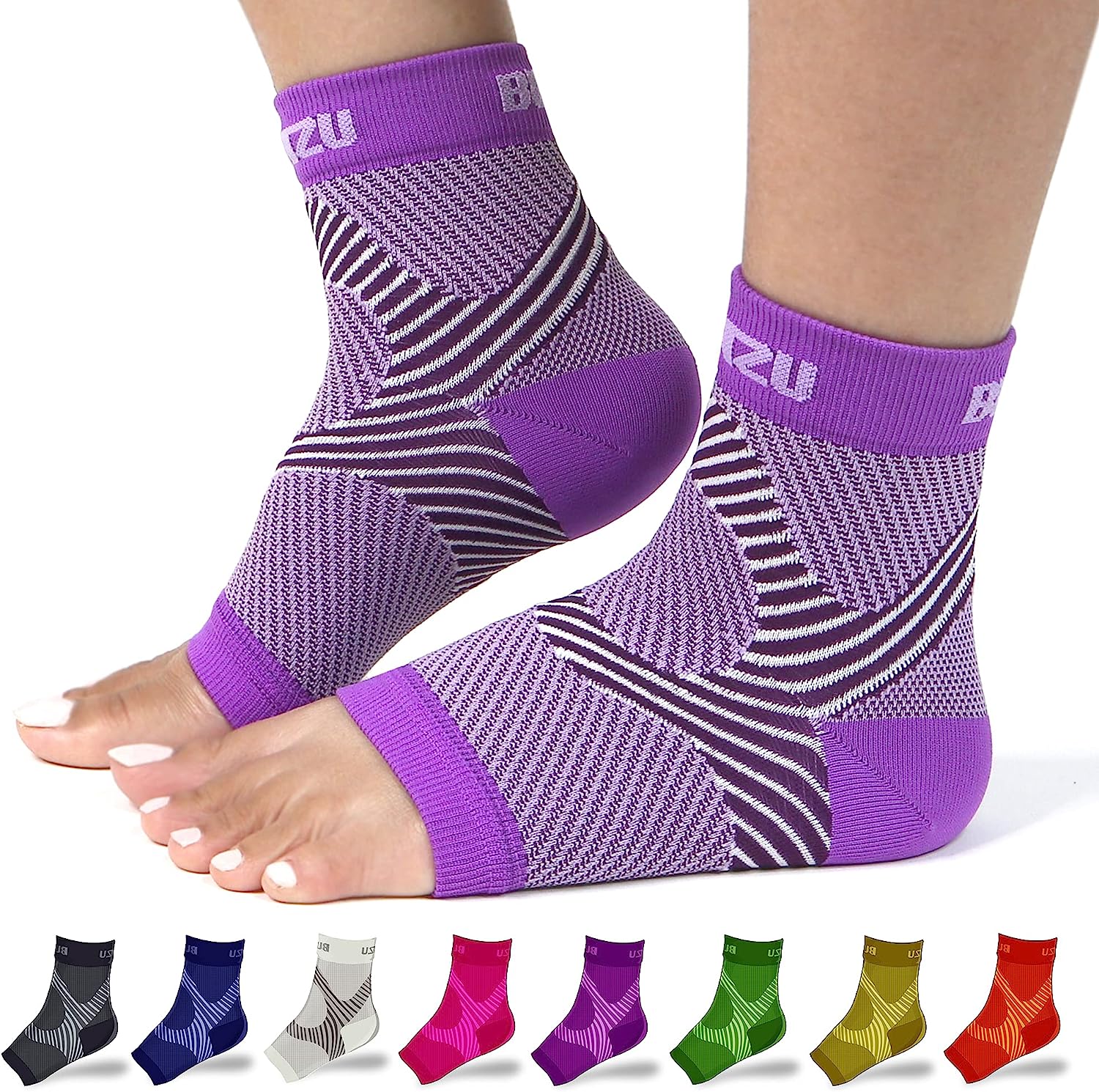 BLITZU Toeless Socks for Women Ankle Support for Women [...]