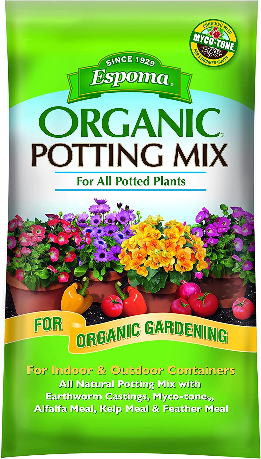 Espoma Organic Potting Soil Mix - All Natural Potting [...]