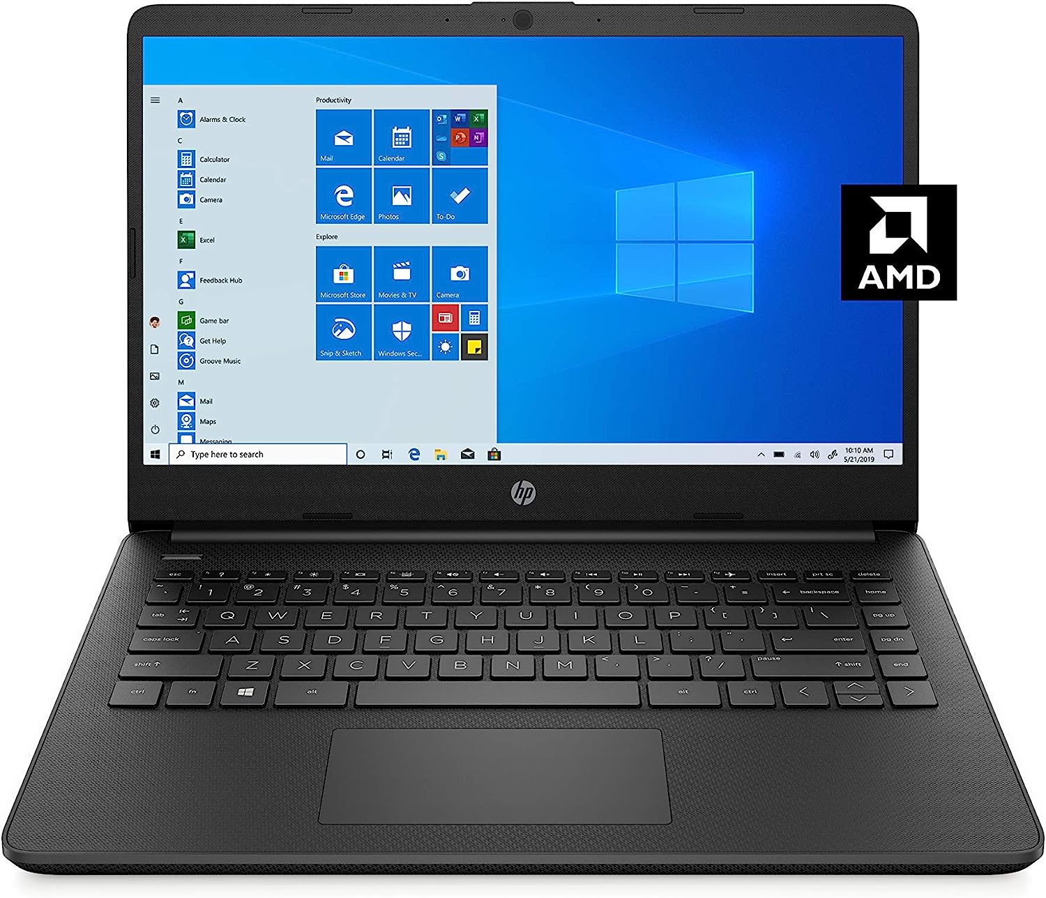 HP 14 Laptop, AMD 3020e, 4 GB RAM, 64 GB eMMC Storage, [...]
