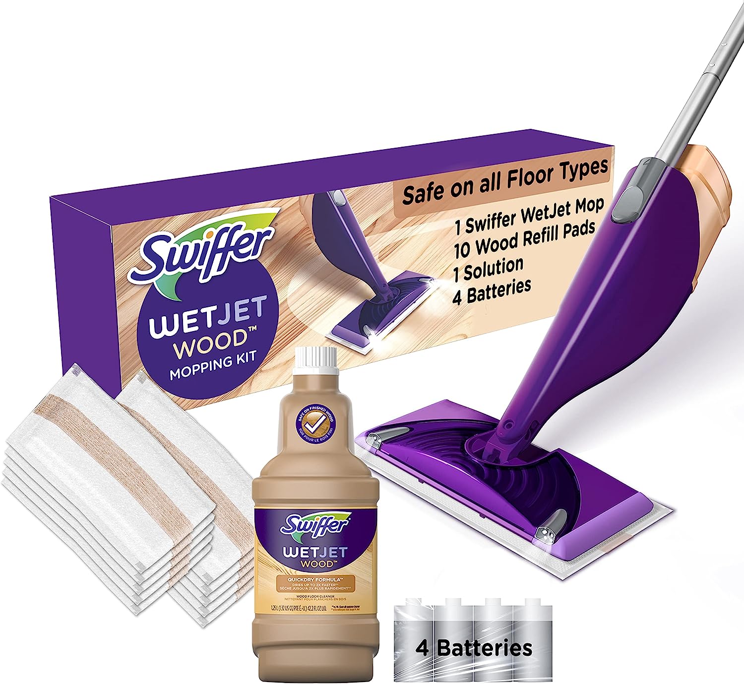 Swiffer WetJet Wood Floor Mopping and Cleaning Starter [...]