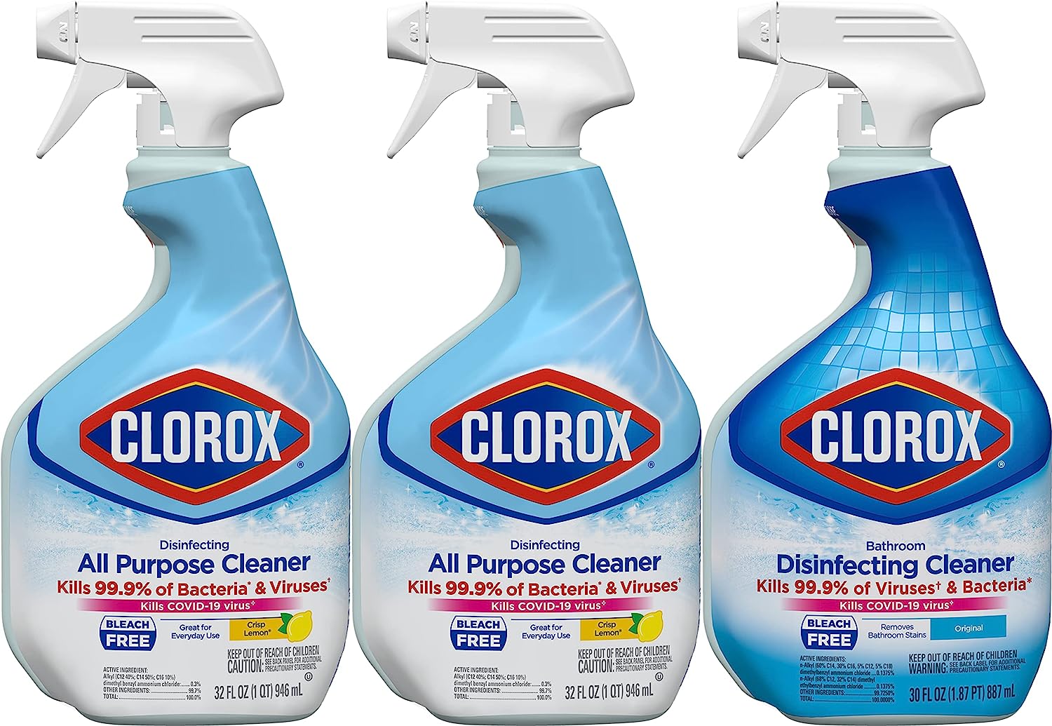 Clorox Disinfecting Spray, Bleach Free Bathroom [...]