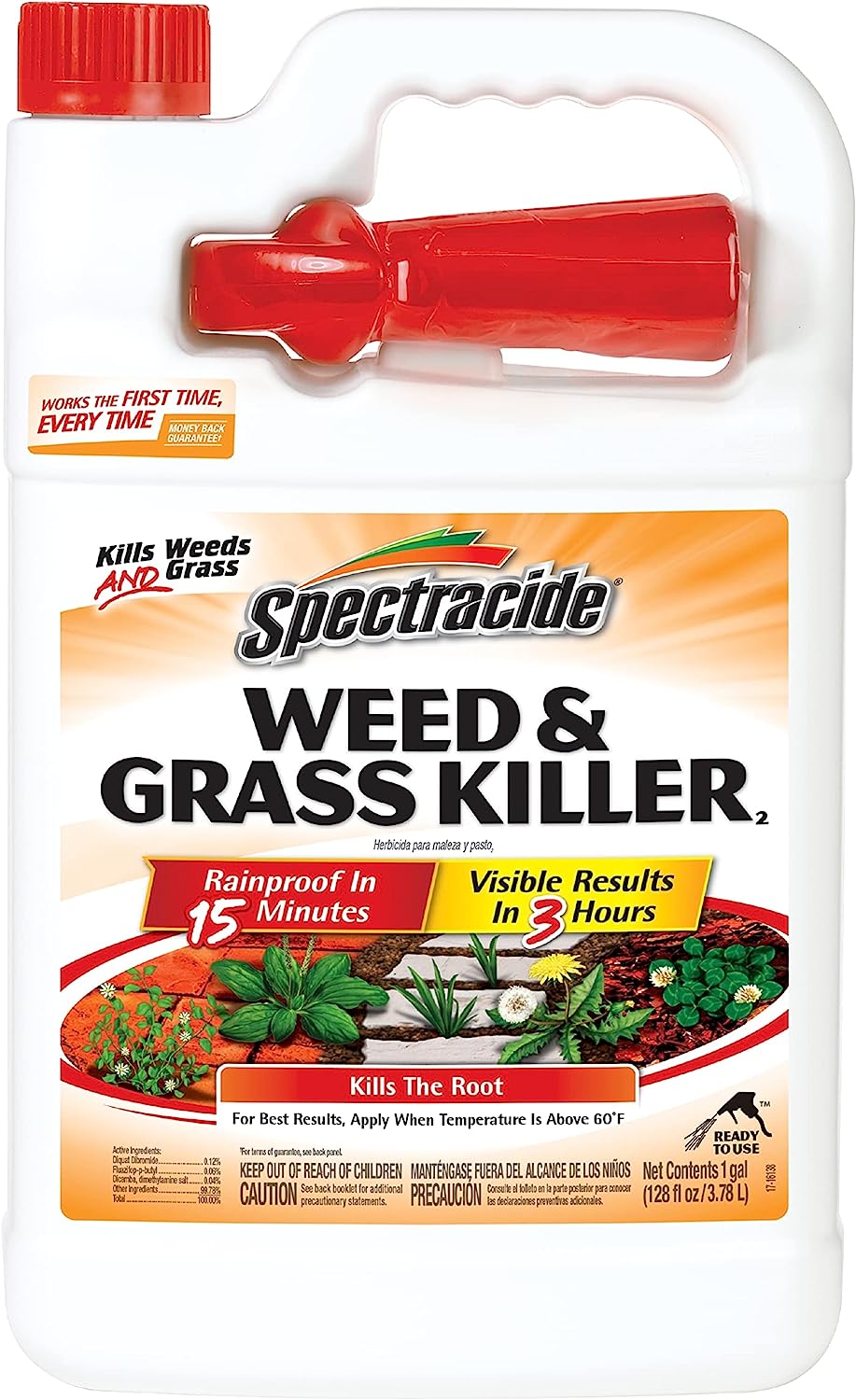 Spectracide Weed & Grass Killer, Use On Driveways, [...]