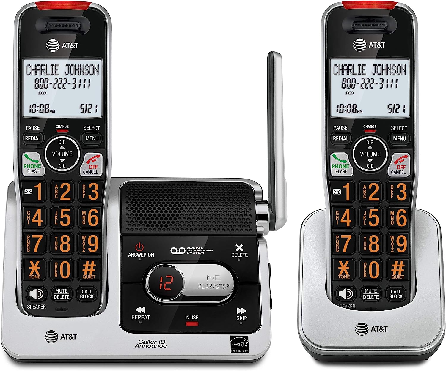 AT&T BL102-2 DECT 6.0 2-Handset Cordless Phone for [...]