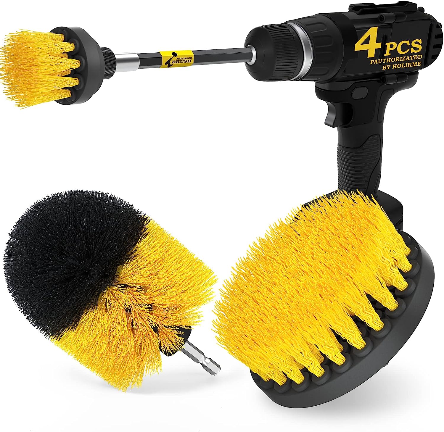 Holikme 4Pack Drill Brush Power Scrubber Cleaning [...]