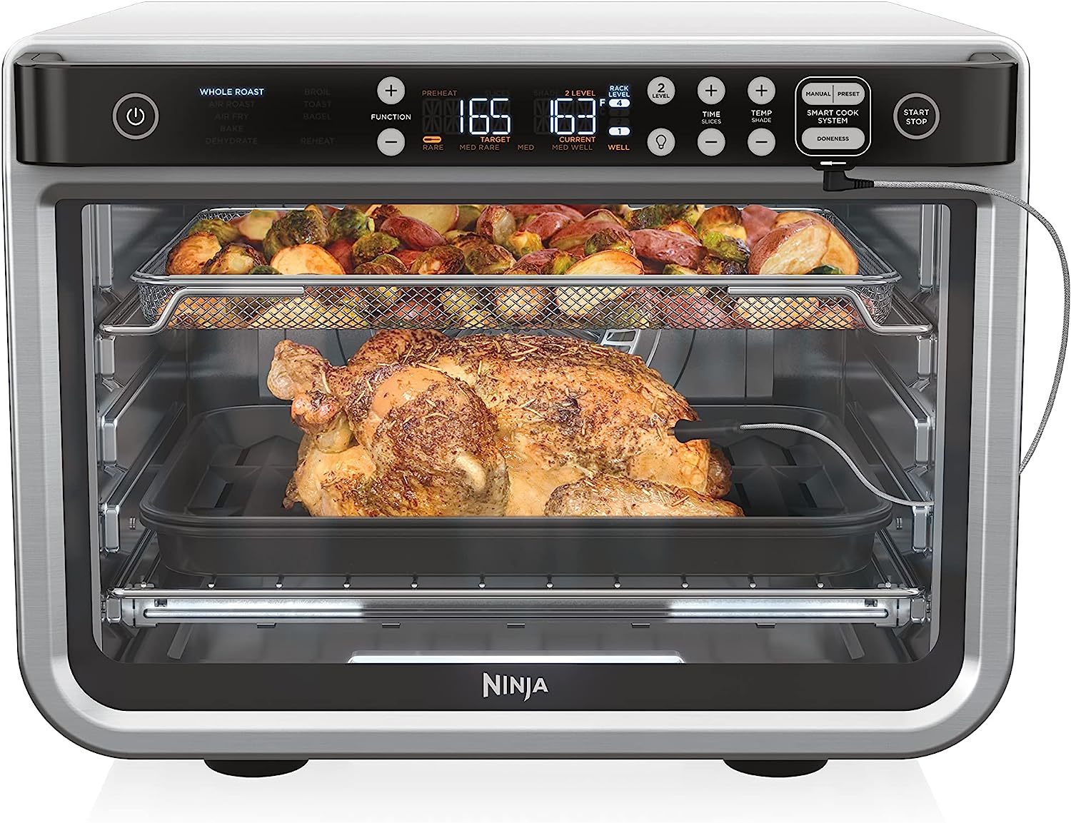 Ninja DT251 Foodi 10-in-1 Smart XL Air Fry Oven, Bake, [...]