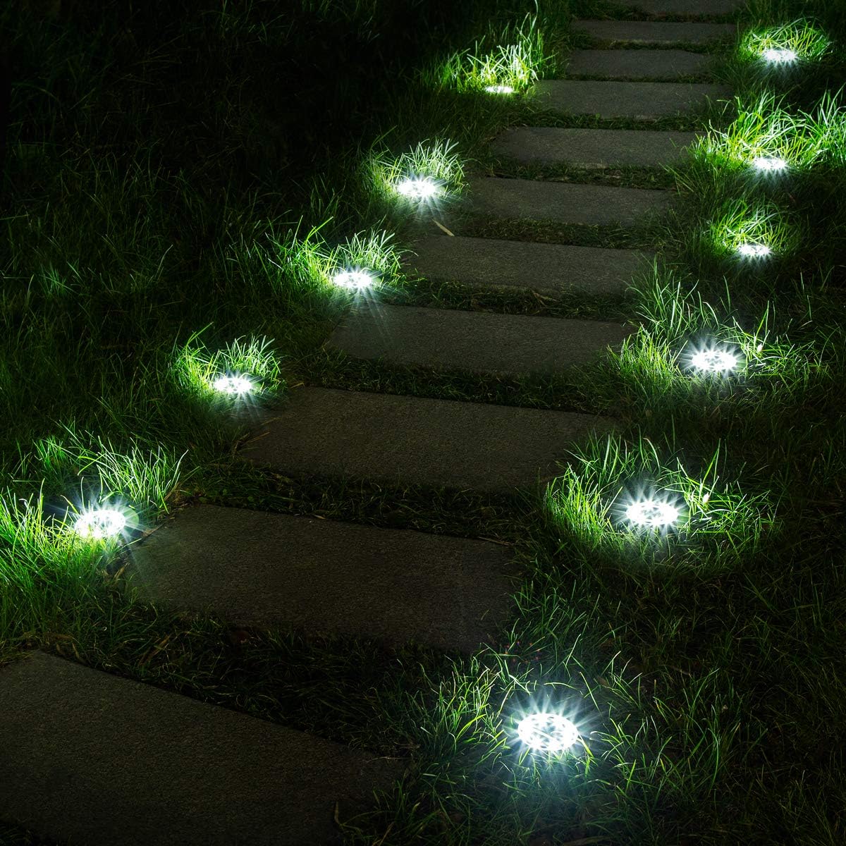 SOLPEX Solar Garden Lights, 8 LED Solar Lights Outdoor [...]