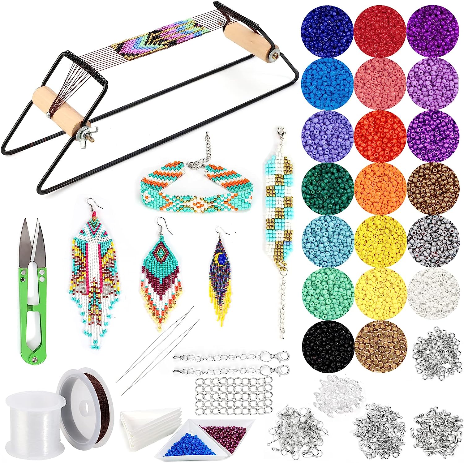 PP OPOUNT Bead Loom Kit, Loom Beading Supplies with [...]
