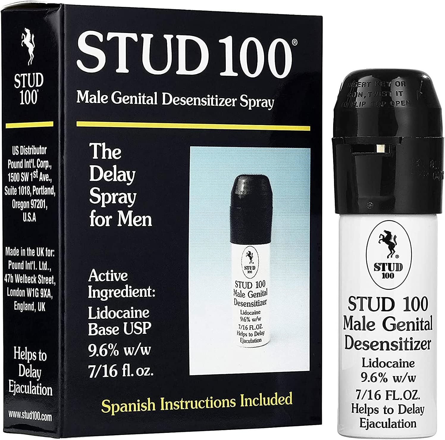 Stud 100 Male Genital Desensitizer Spray, 7/16- Fl. [...]