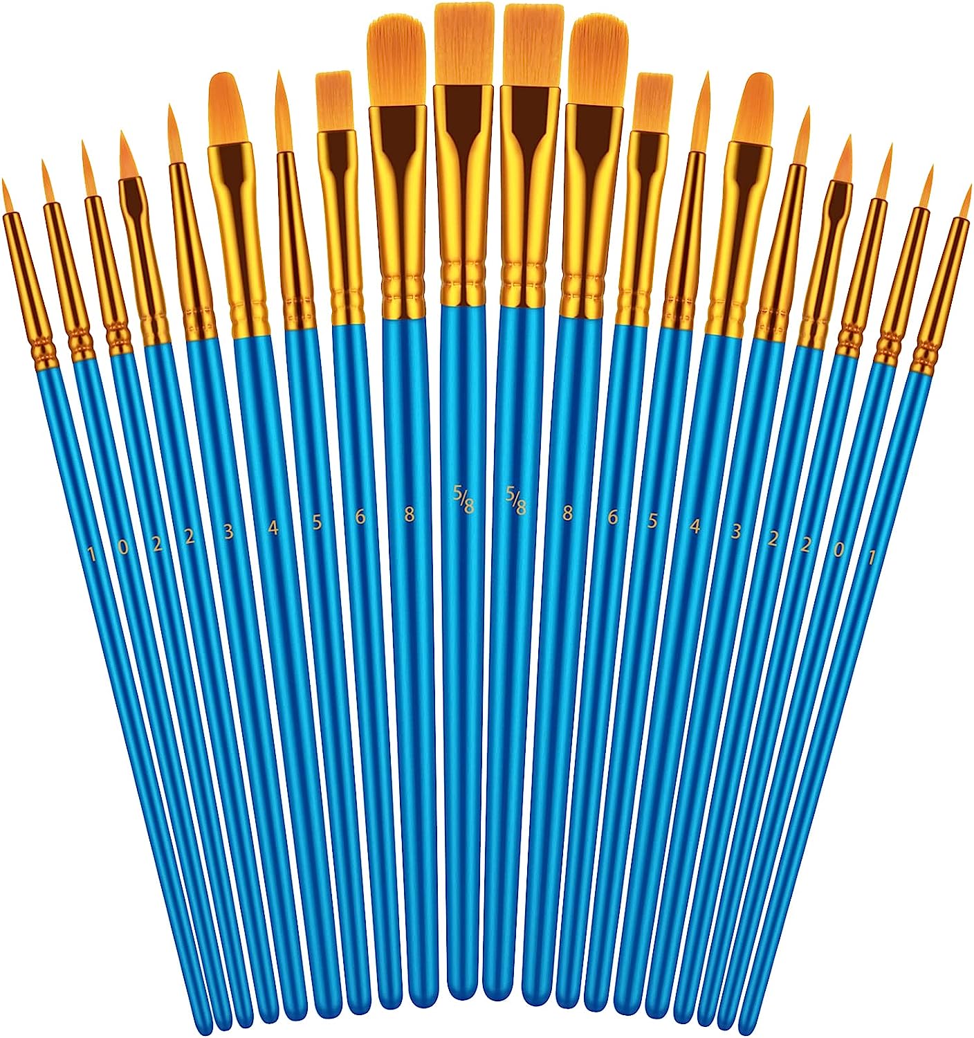 Paint Brushes Set, 20 Pcs Paint Brushes for Acrylic [...]