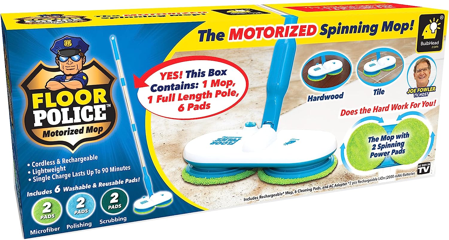 Floor Police Cordless Electric Mop, As Seen On TV, [...]