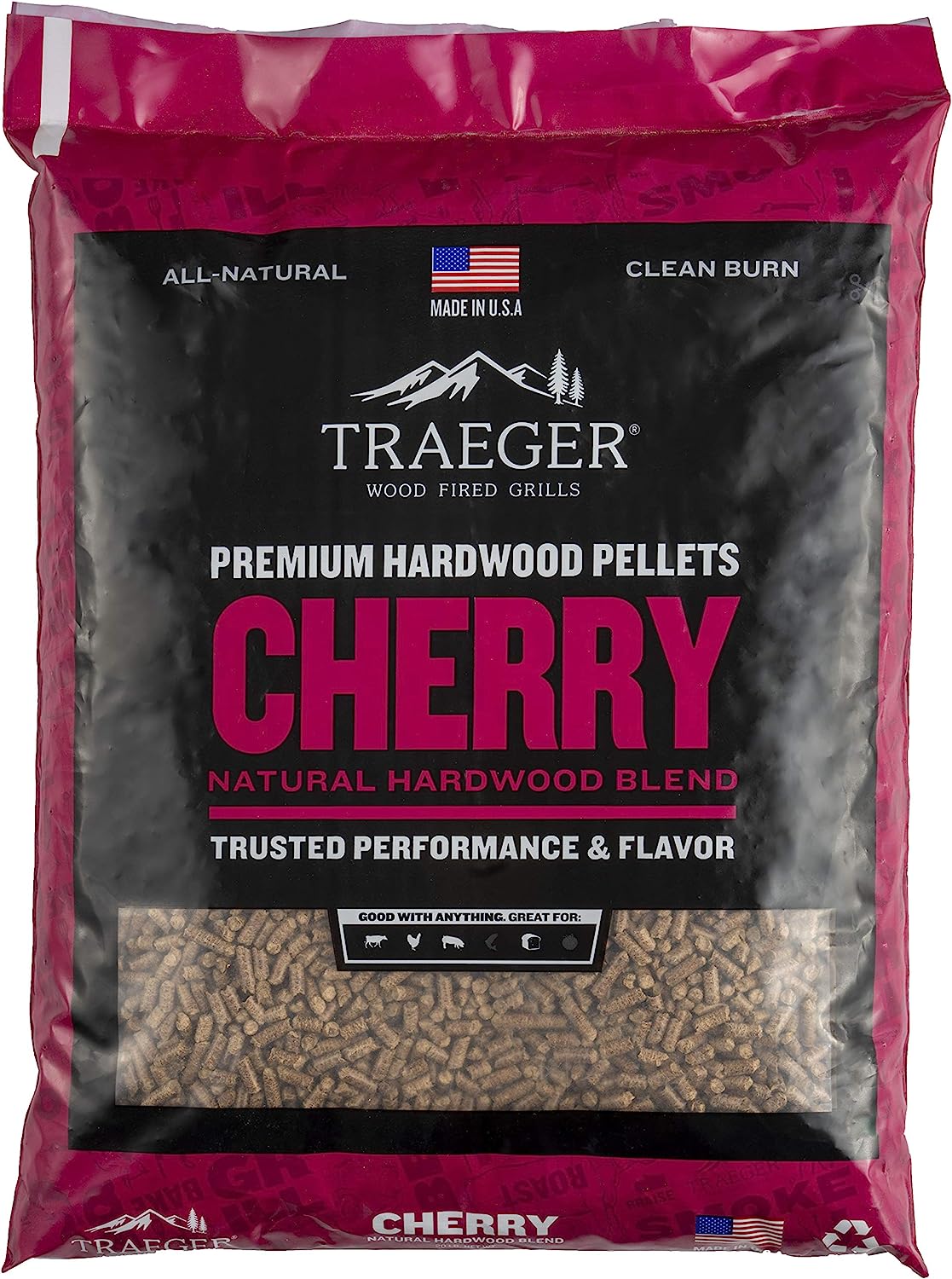 Traeger Grills Cherry 100% All-Natural Wood Pellets [...]