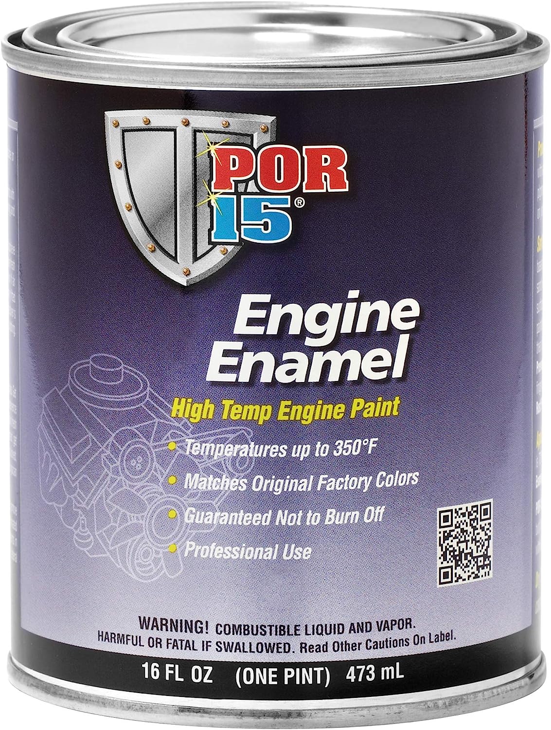 POR-15 Engine Enamel, High Temperature Engine Paint, [...]