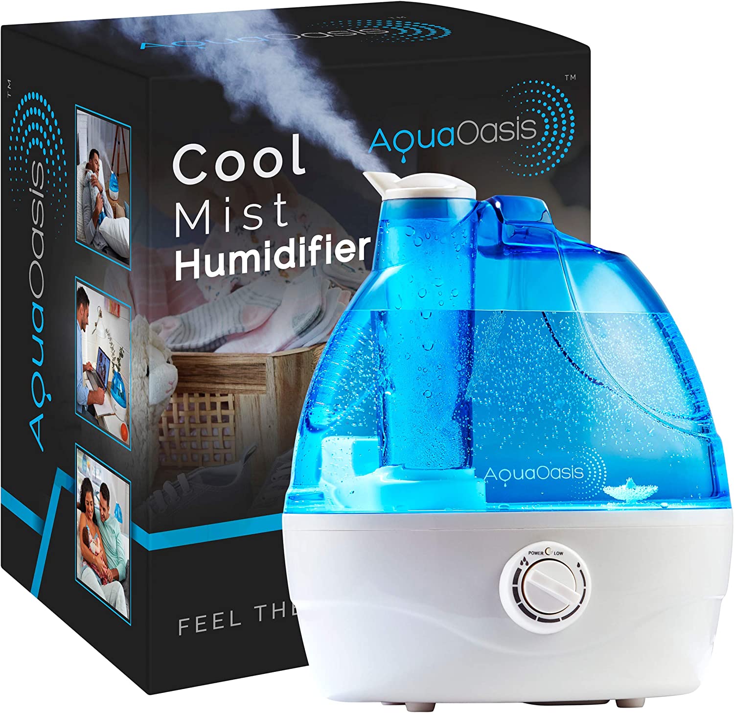 AquaOasis™ Cool Mist Humidifier (2.2L Water Tank) [...]