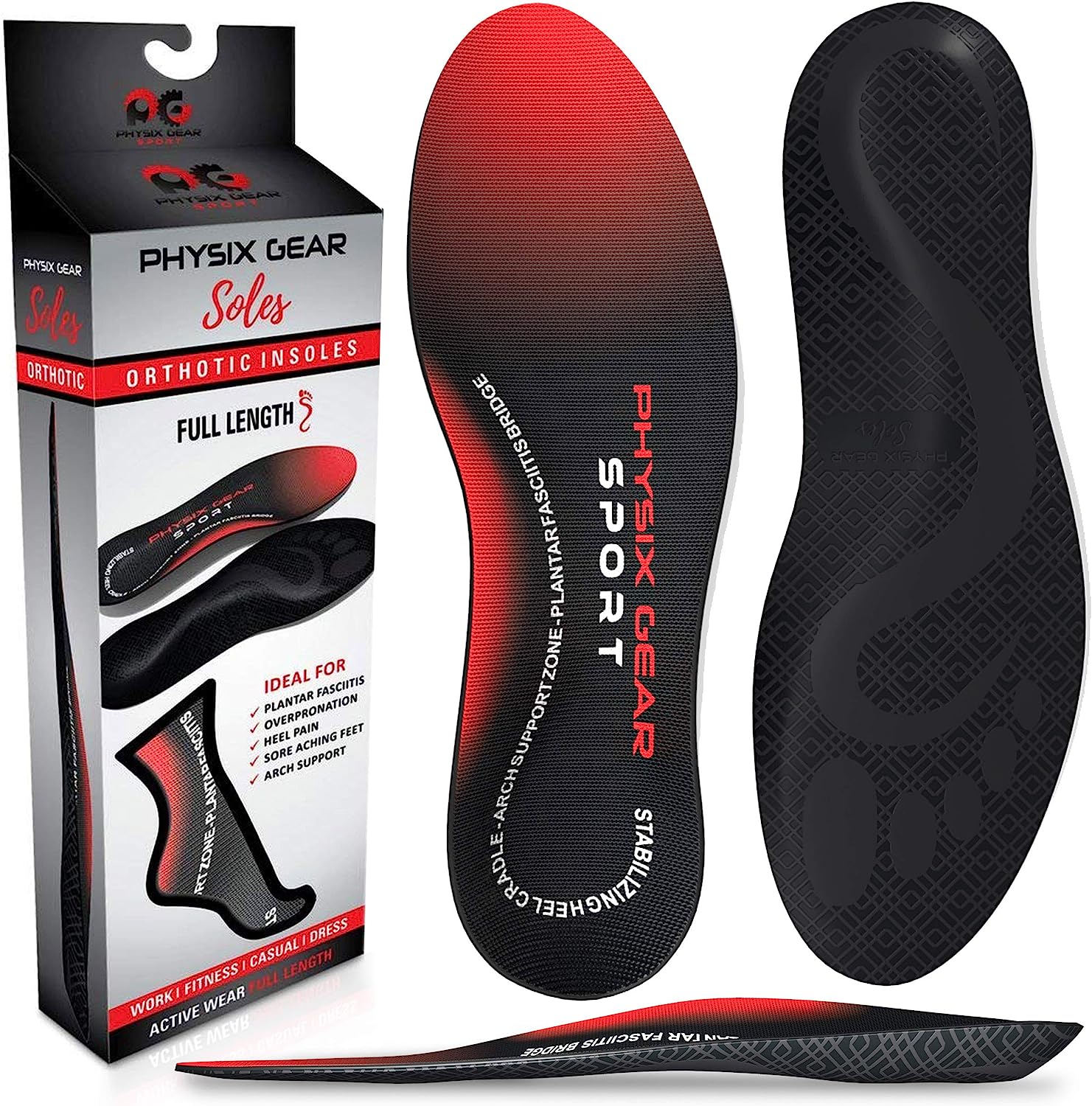 Arch Support Insoles Men & Women by Physix Gear Sport [...]