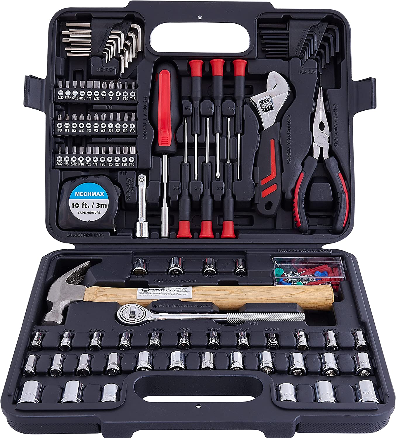 MECHMAX Home Repair Tool Set 149 Piece with Tool Box [...]