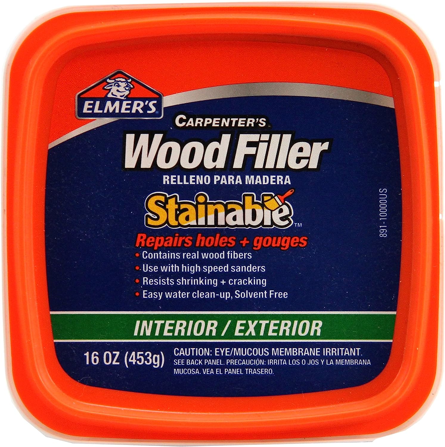 Elmer's E891 Carpenter's Stainable Wood Filler, 1 Pt [...]