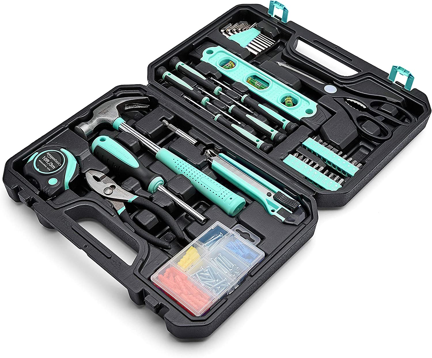 Amazon Basics Household Tool Kit With Storage Case, [...]
