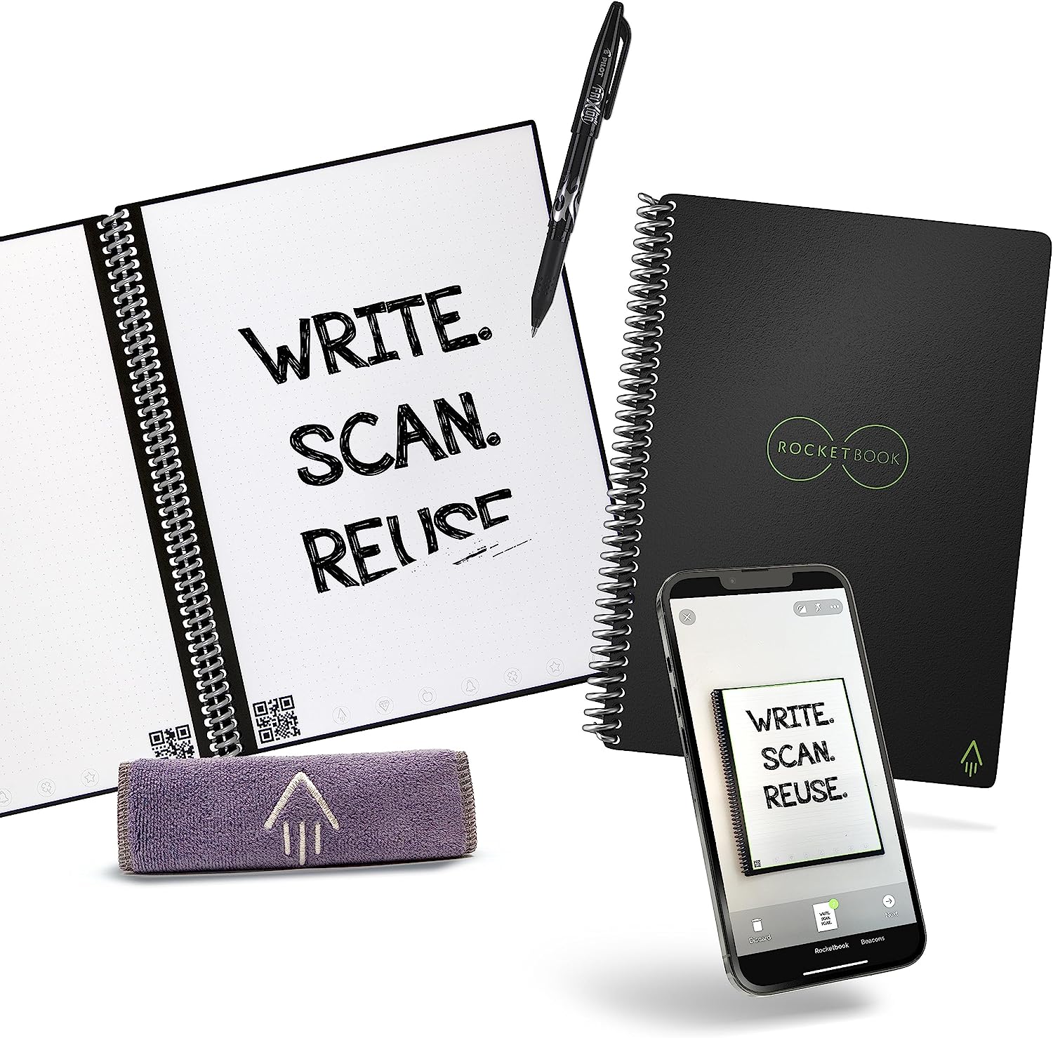 Rocketbook Smart Reusable Notebook, Core Executive [...]