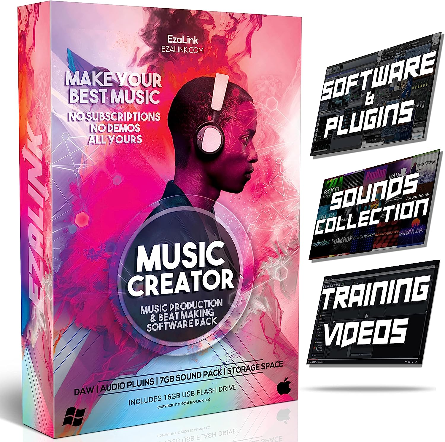 Music Software Bundle for Recording, Editing, Beat [...]