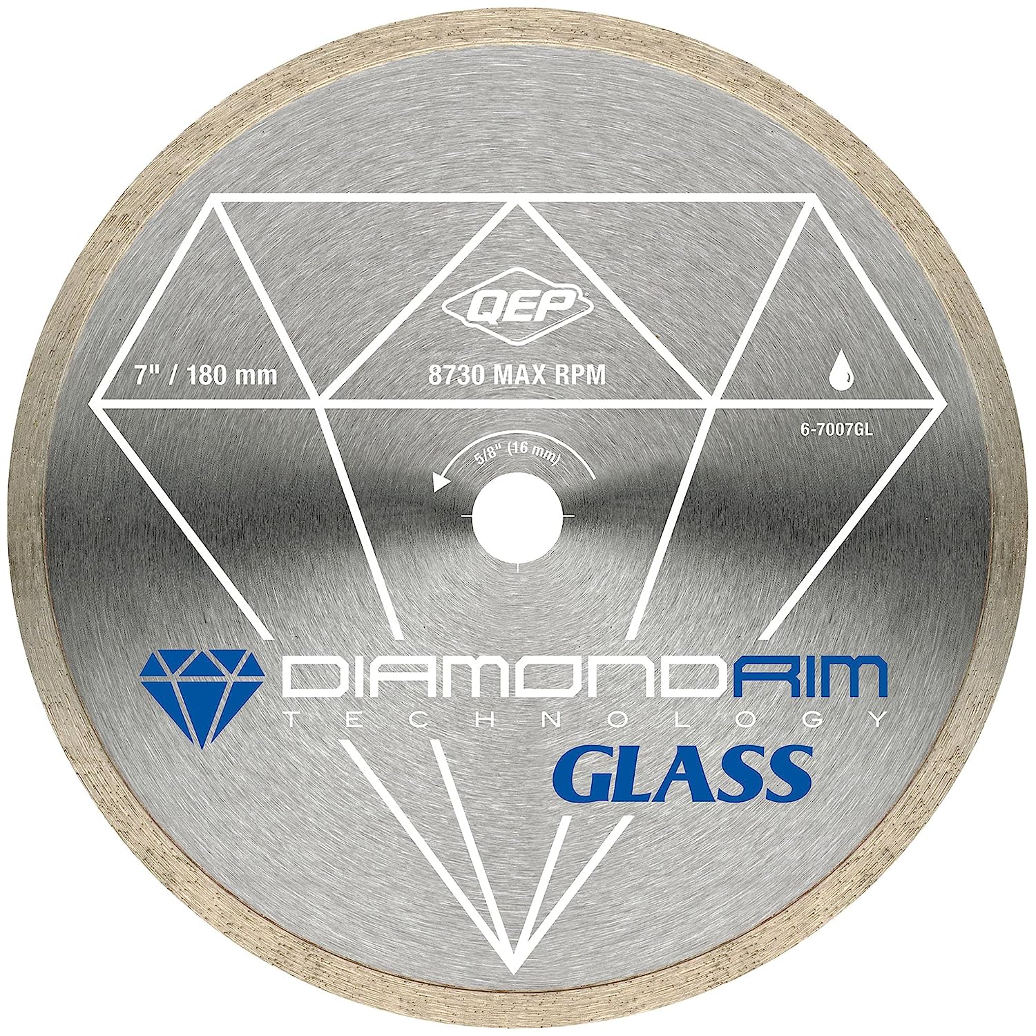 QEP 6-7007GL 7-Inch Continuous Rim Glass Tile Diamond [...]