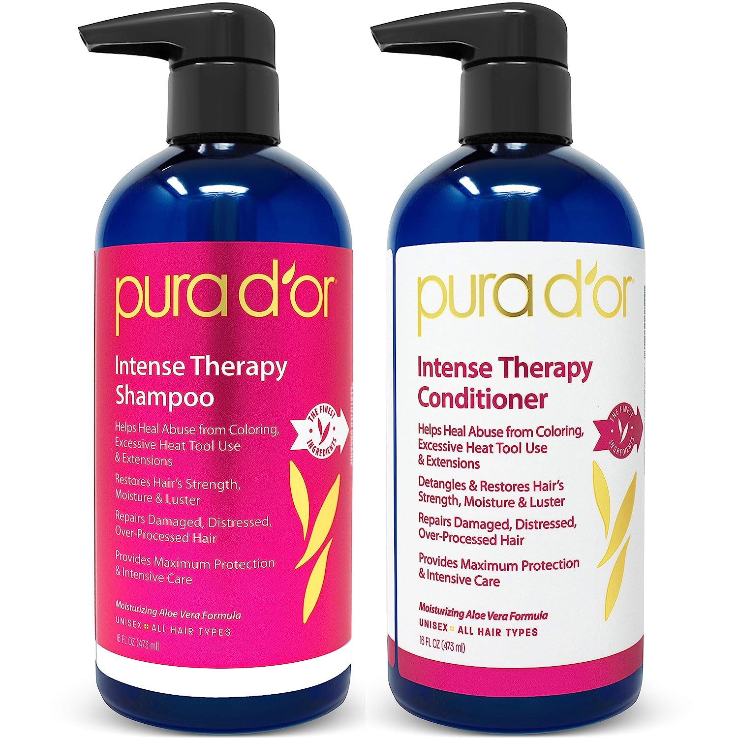 PURA D'OR Intense Therapy Shampoo & Conditioner Set [...]