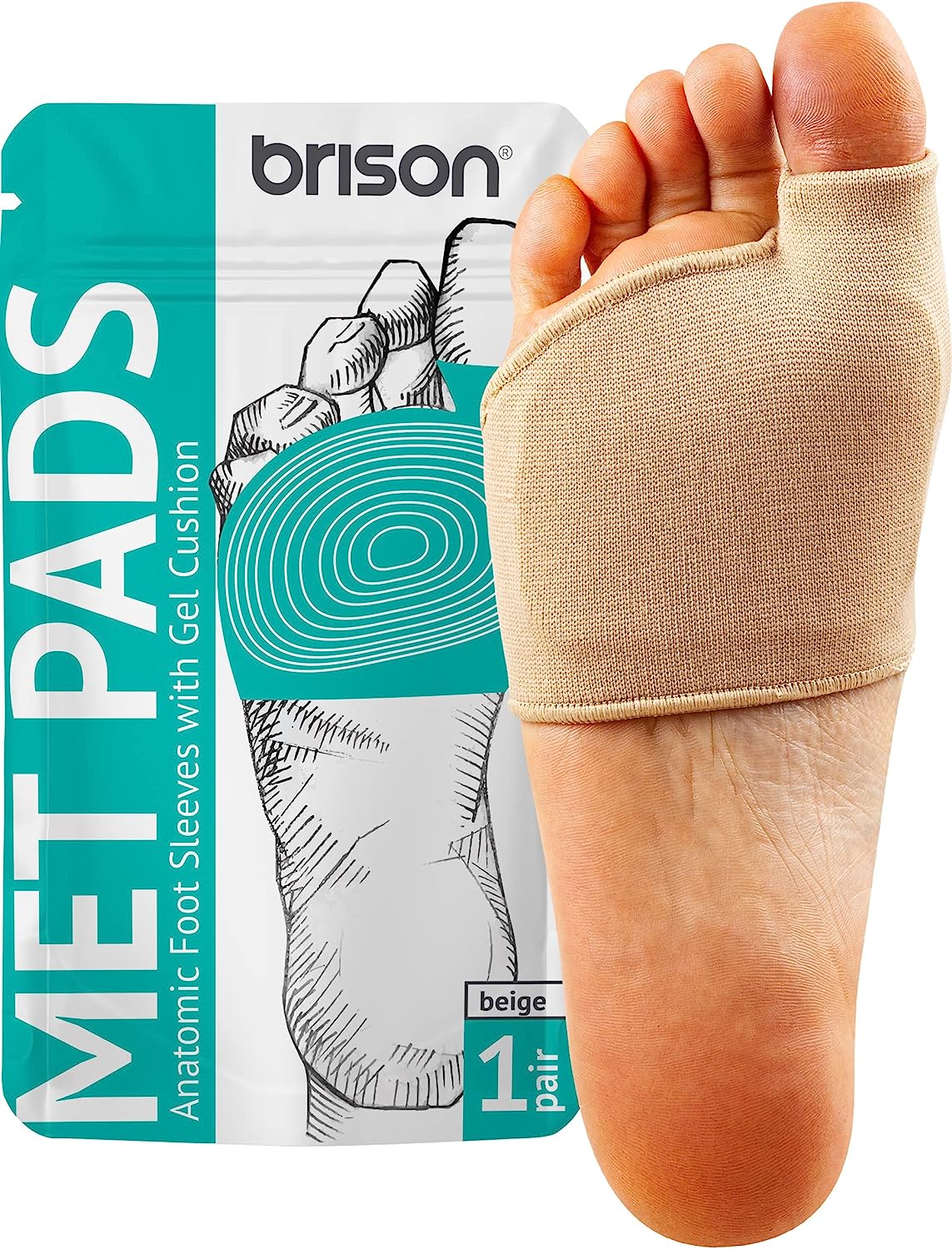 Metatarsal Pads for Women and Men Ball of Foot Cushion [...]