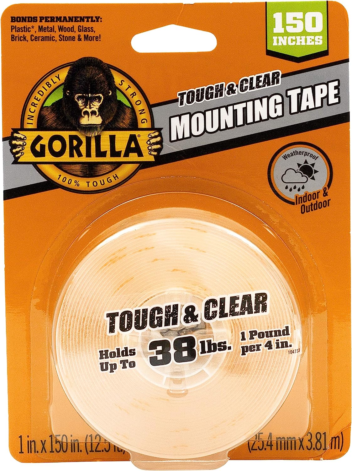 Gorilla Tough & Clear Double Sided Adhesive Mounting [...]