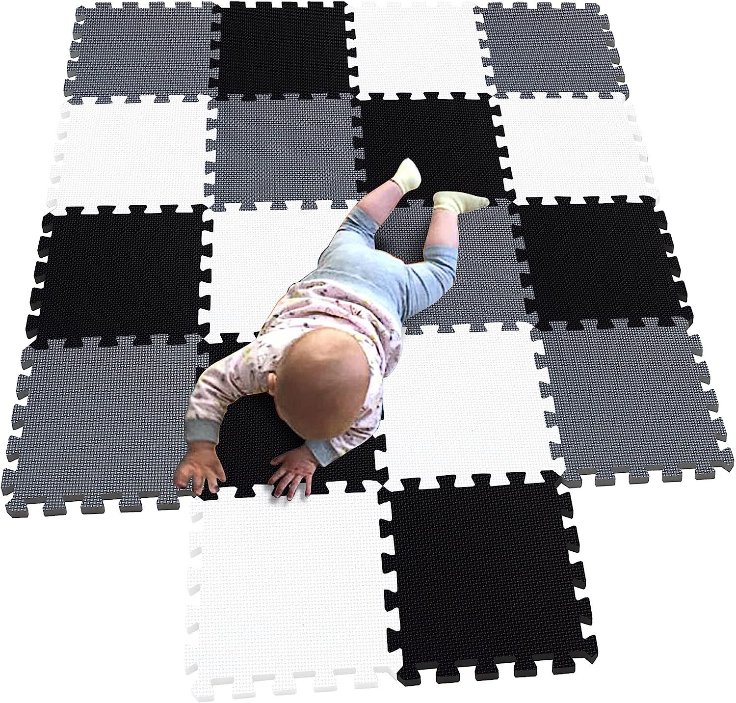 MQIAOHAM playmat Foam Play Tiles Interlocking Play mat [...]