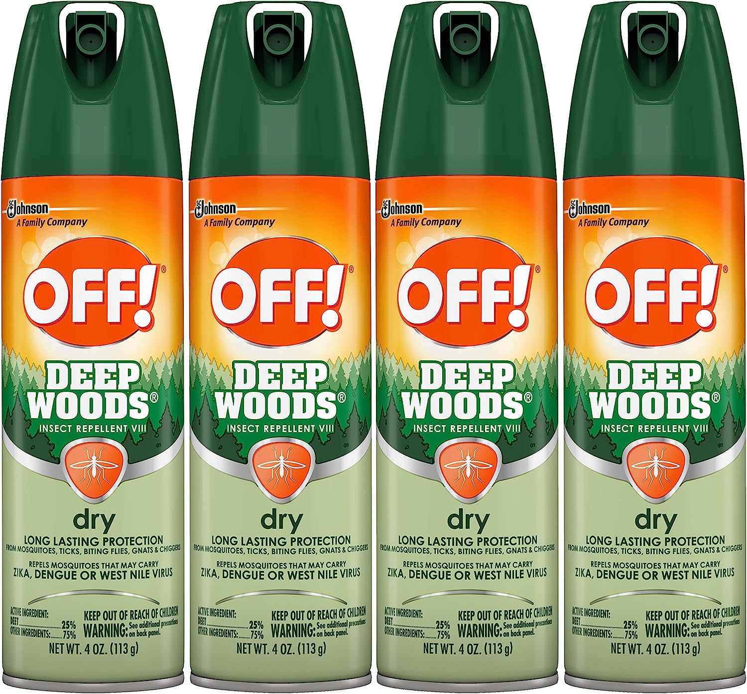 OFF! Deep Woods Insect Repellent Aerosol, Dry, Non- [...]