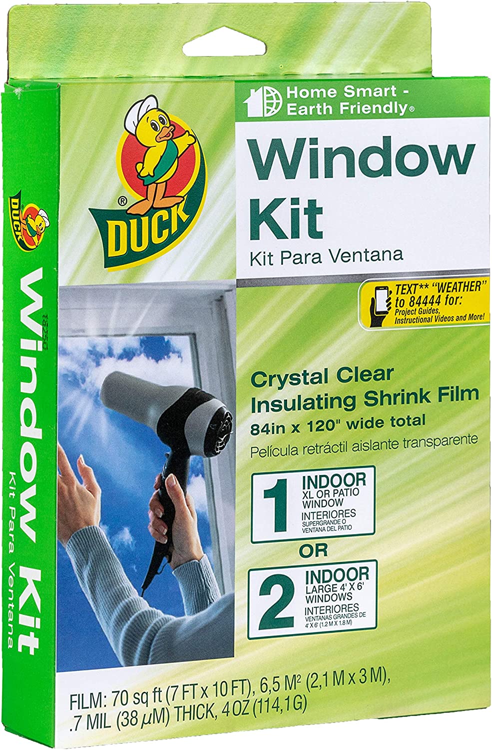 Duck 286218 Extra Large Patio Door Shrink Film Window [...]