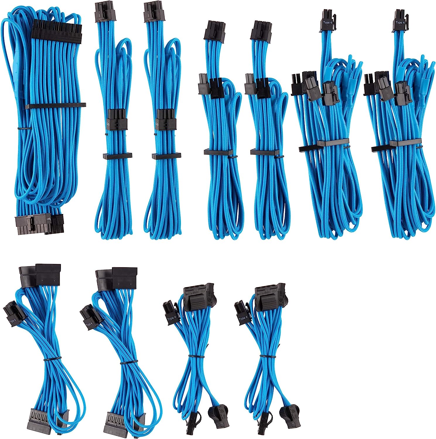 CORSAIR Premium Individually Sleeved PSU Cables Pro [...]