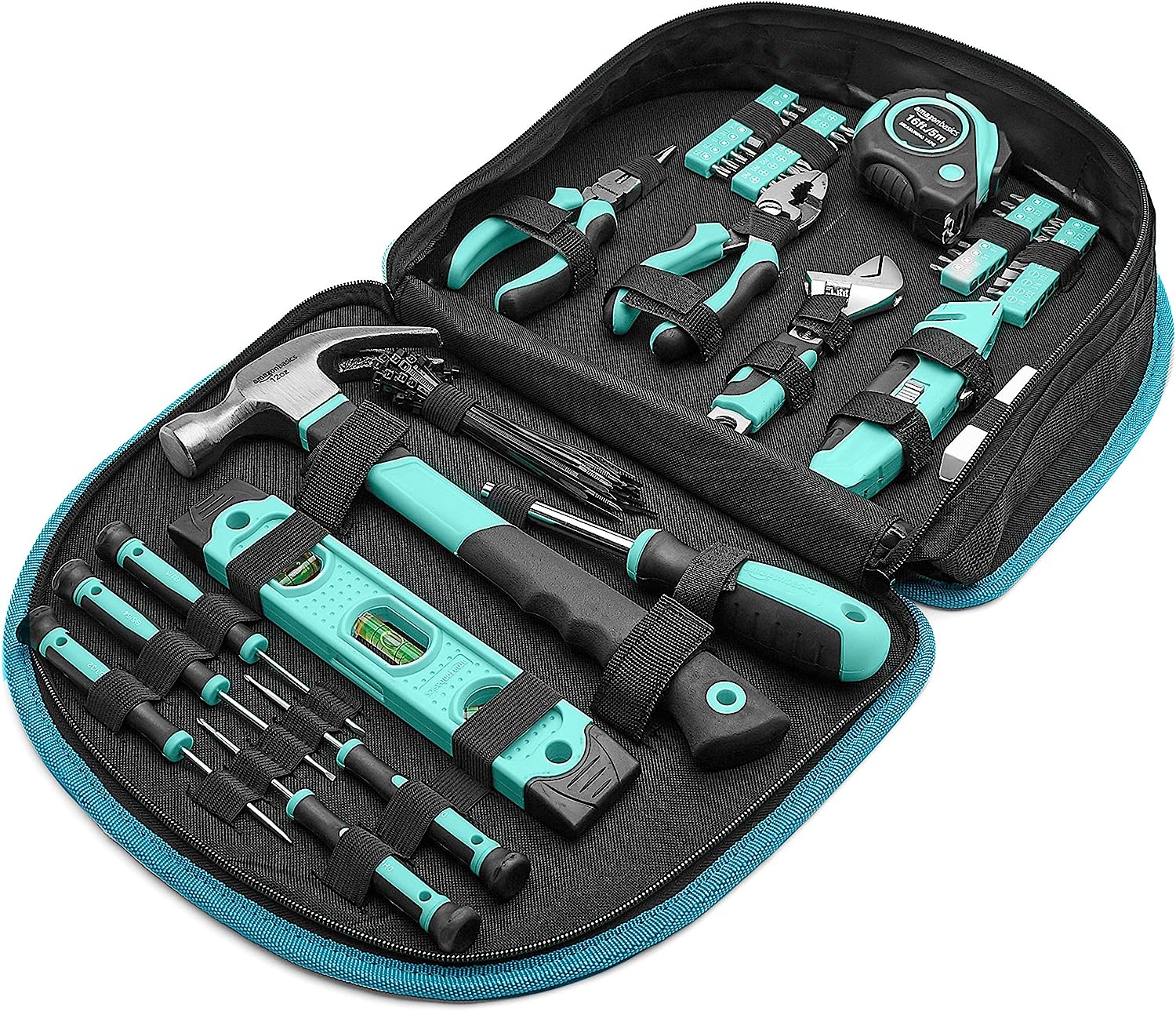 Amazon Basics Tool Set With Easy Carrying Round Pouch, [...]