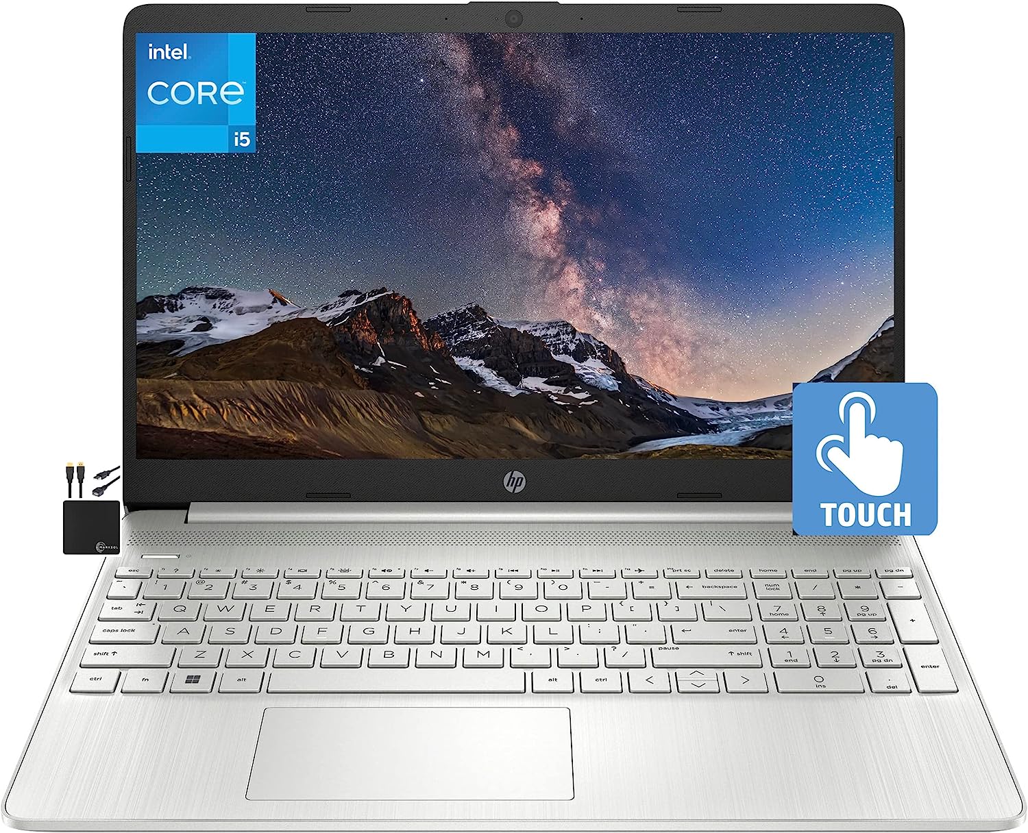 HP 2022 Newest 15.6’’ HD Touchscreen Laptop, Quad Core [...]